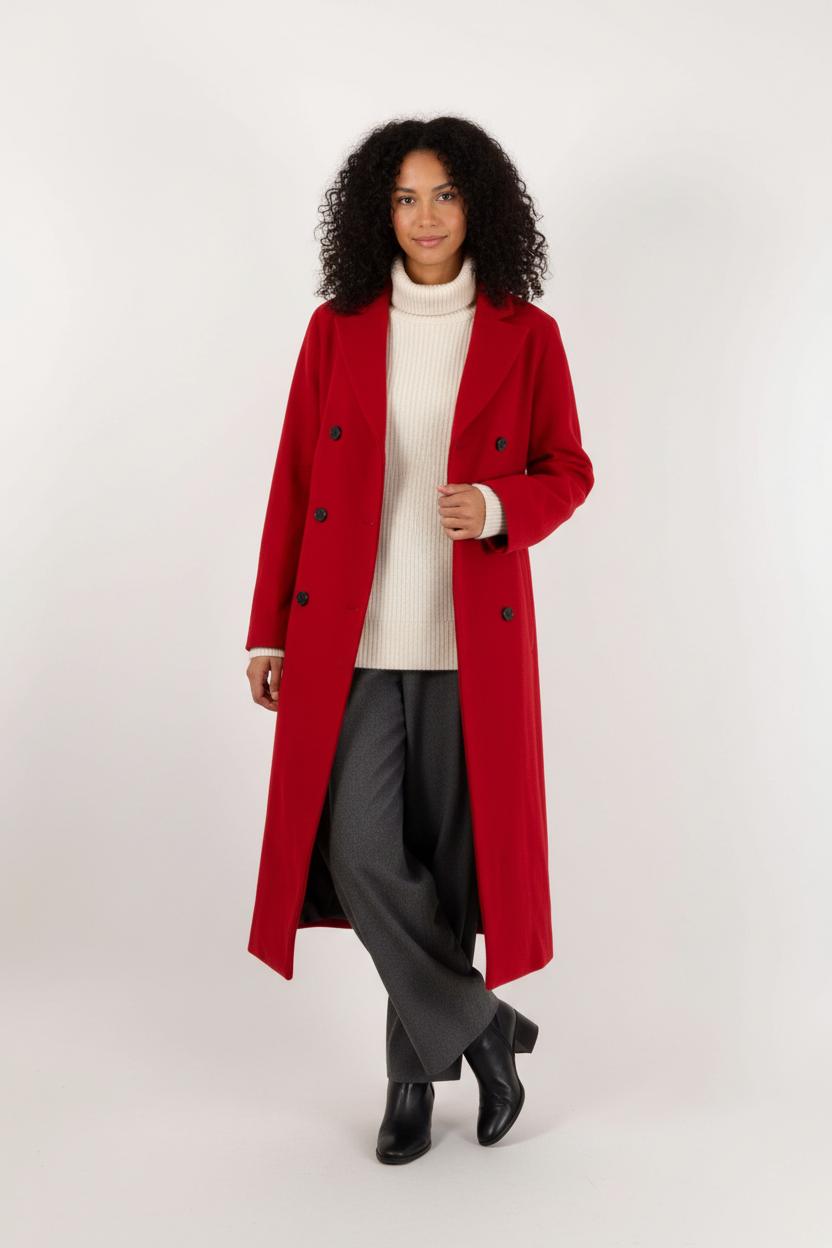 Manteau Rouge - Taille L/40 de la marque IKKS | PARAD92132 - Vendu par Paradigme - Image 1