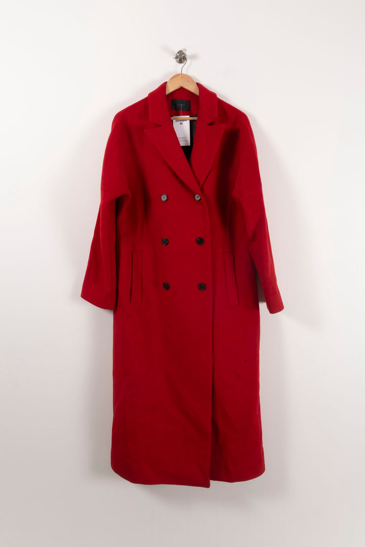 Manteau Rouge - Taille L/40 de la marque IKKS | PARAD92132 - Vendu par Paradigme - Image 2