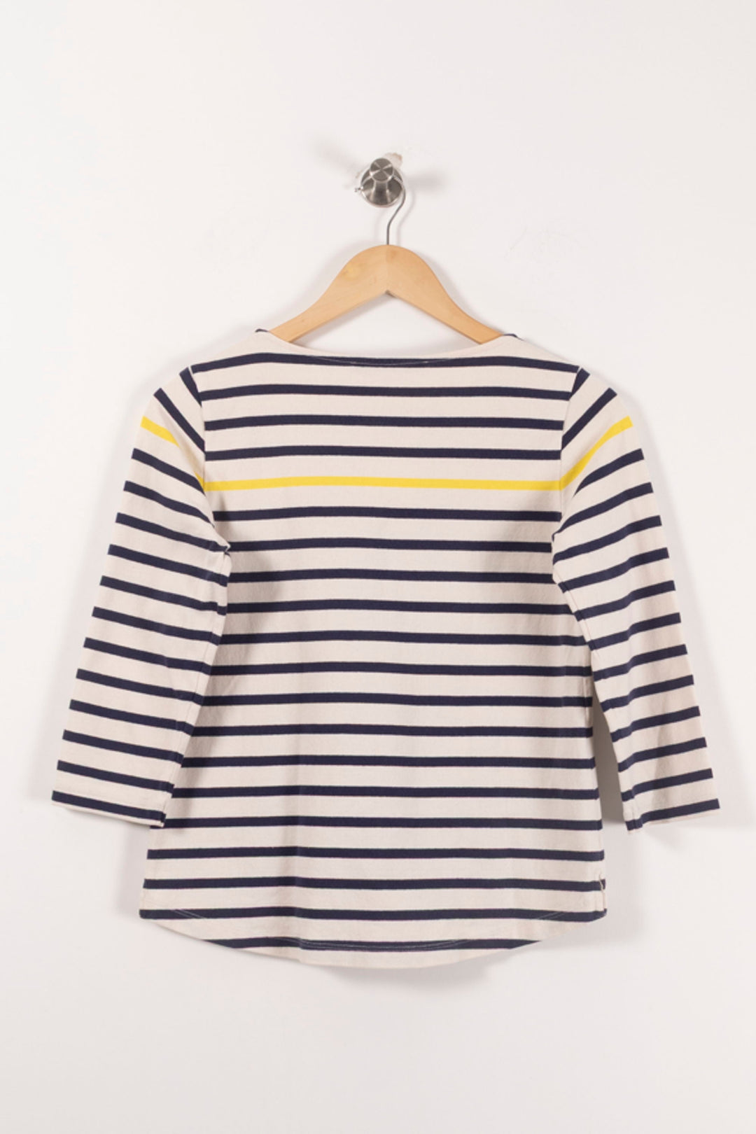 Marinière Blanc Marine et Jaune - Taille XS/34 de la marque Comptoir des Cotonniers | PARAD92135 - Vendu par Paradigme - Image 4