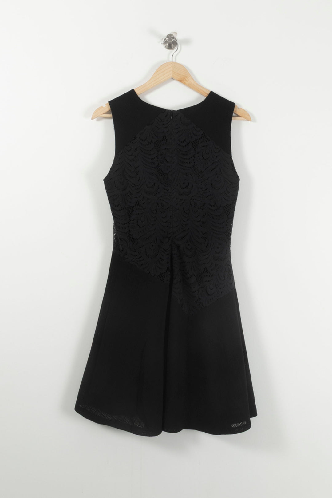 Robe Évasée Noire - Taille L/40 de la marque Sandro | PARAD92136 - Vendu par Paradigme - Image 4