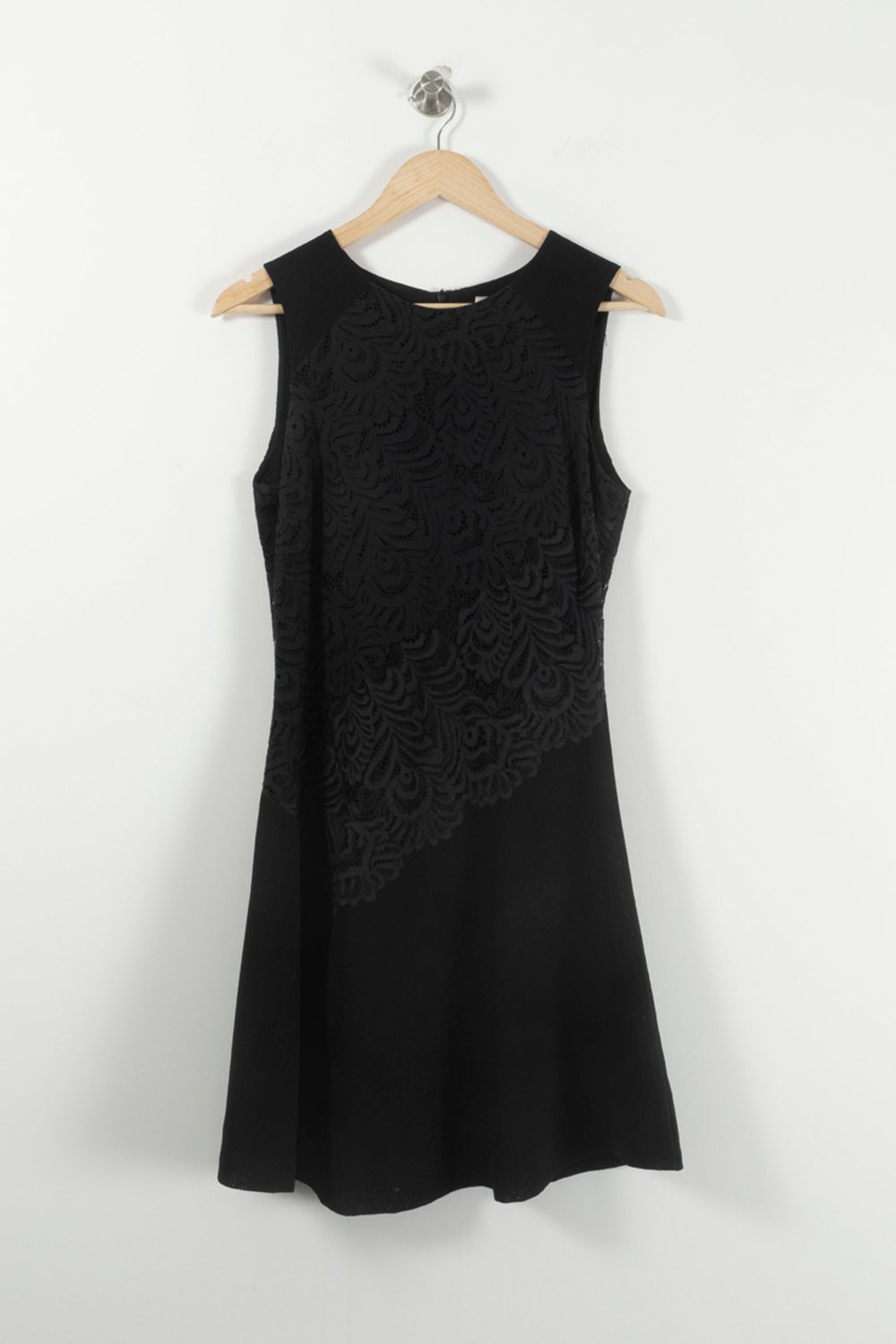 Robe Évasée Noire - Taille L/40 de la marque Sandro | PARAD92136 - Vendu par Paradigme - Image 2