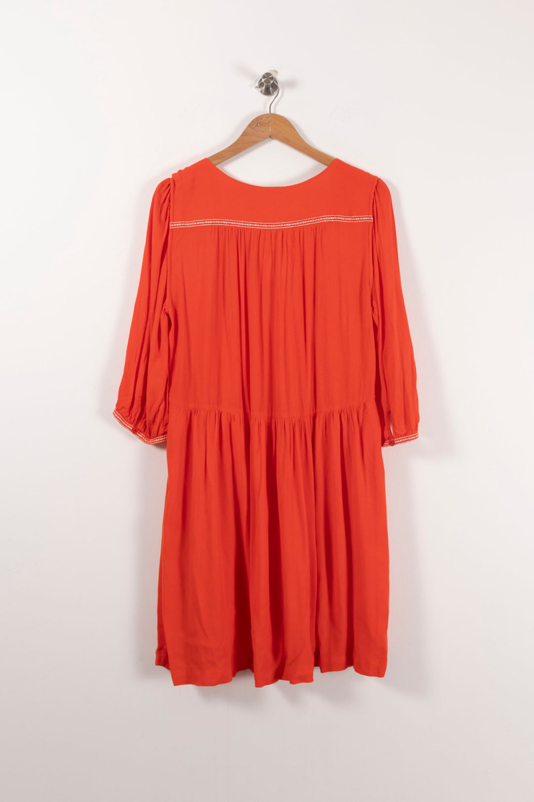 Robe Midi Orange - Taille L/40 de la marque ba&sh | PARAD92137 - Vendu par Paradigme - Image 4