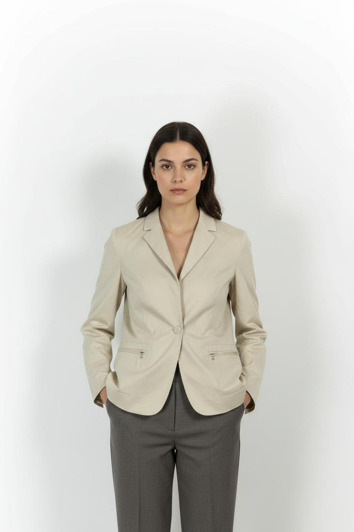 Veste Tailleur Beige - Taille L/40 de la marque Maison 123 | PARAD92149 - Vendu par Paradigme - Image 1