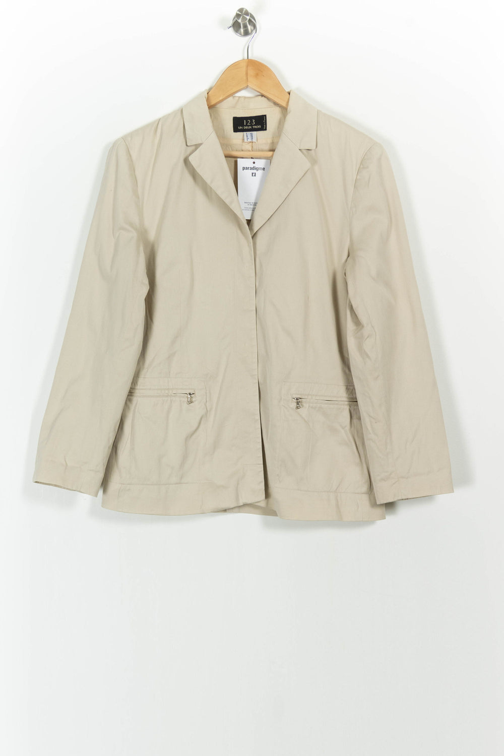 Veste Tailleur Beige - Taille L/40 de la marque Maison 123 | PARAD92149 - Vendu par Paradigme - Image 2
