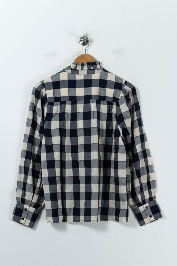 Chemise Bleu et Blanche - Taille L/40 de la marque Petite Mendigote | PARAD92152 - Vendu par Paradigme - Image 4