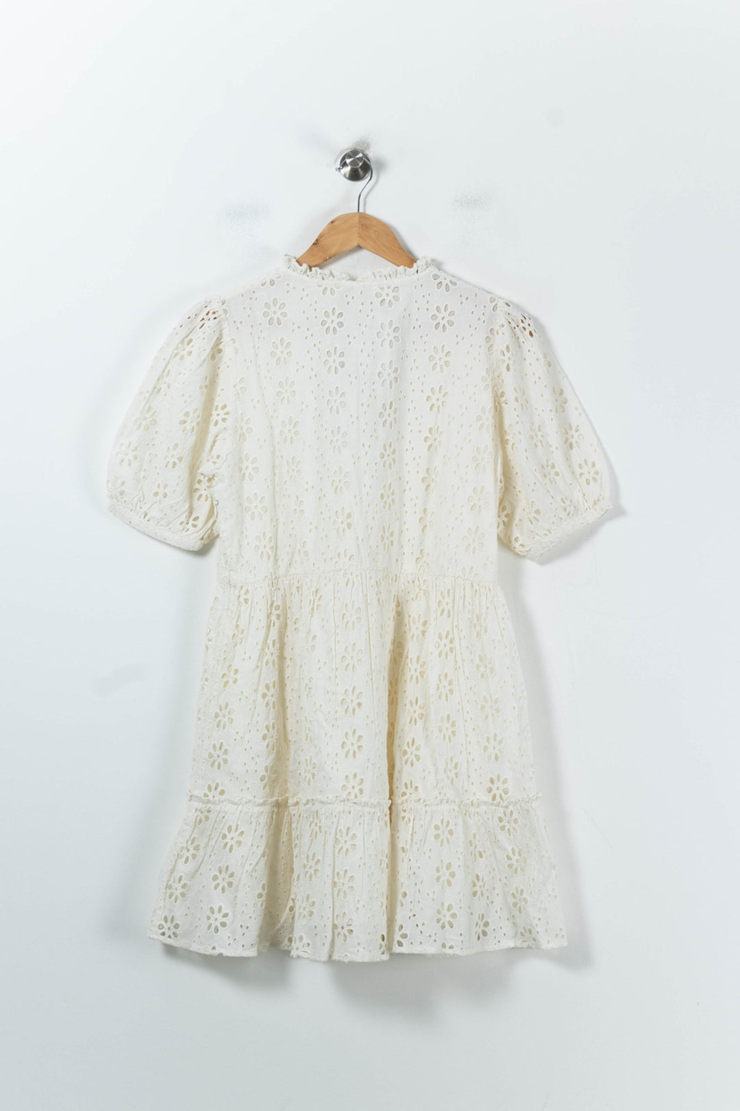 Robe Brodée Blanche - Taille L/40 de la marque Petite Mendigote | PARAD92153 - Vendu par Paradigme - Image 4