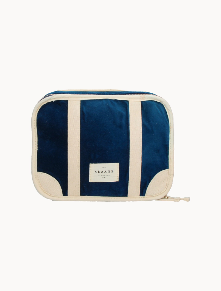 Trousse de Toilette Bleue et Blanche - Taille T.U. de la marque Sézane | PARAD92155 - Vendu par Paradigme - Image 1