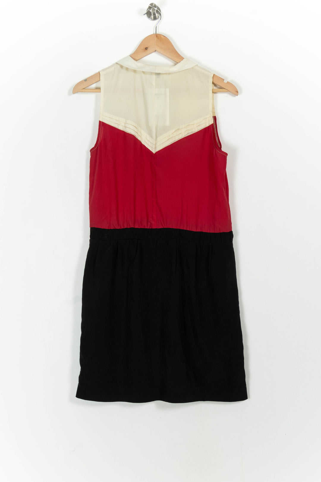 Robe Sans Manches Écrue Rouge et Noire - Taille S/36 de la marque Karl Marc John | PARAD92159 - Vendu par Paradigme - Image 4