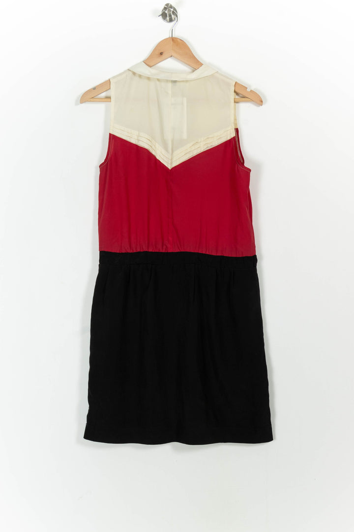 Robe Sans Manches Écrue Rouge et Noire - Taille S/36 de la marque Karl Marc John | PARAD92159 - Vendu par Paradigme - Image 4