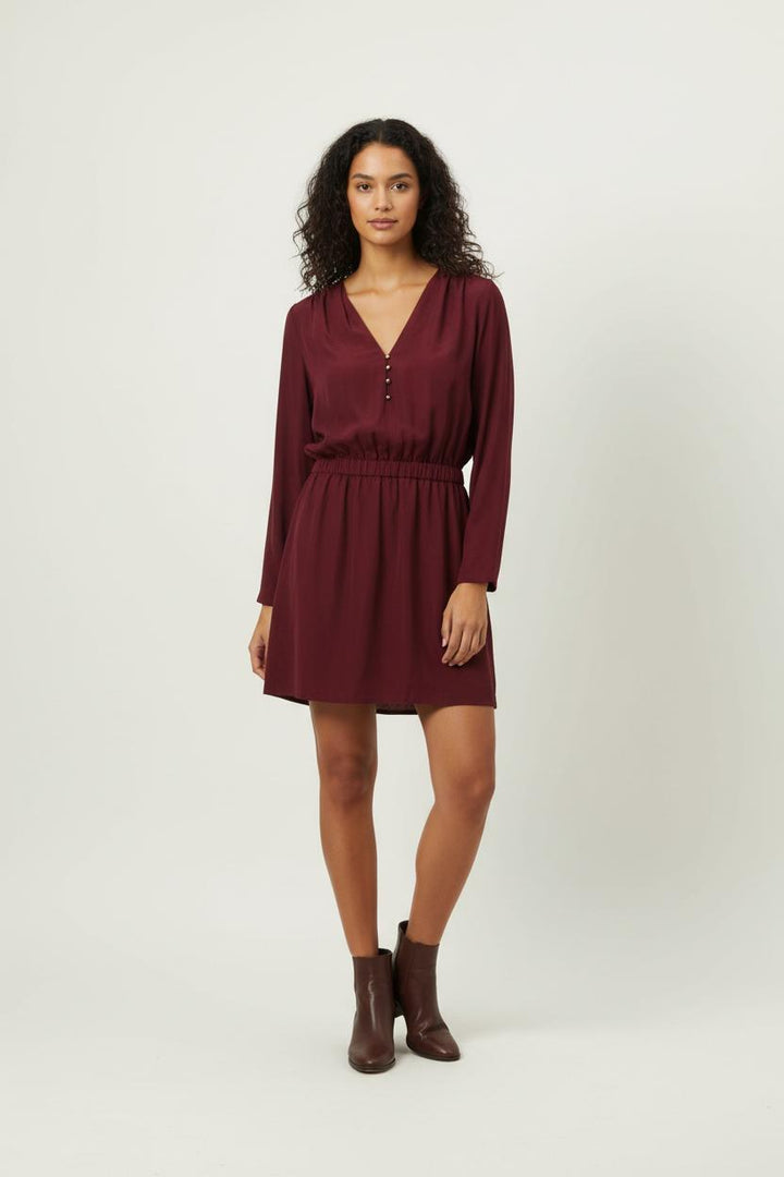Robe Courte Bordeaux - Taille M/38 de la marque Karl Marc John | PARAD92160 - Vendu par Paradigme - Image 1