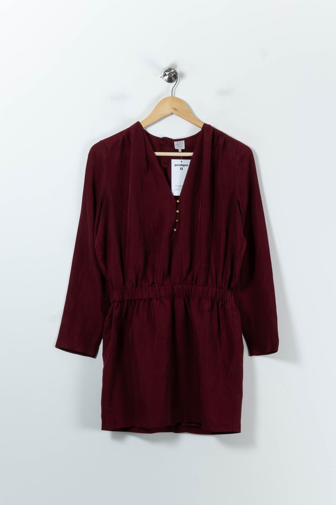 Robe Courte Bordeaux - Taille M/38 de la marque Karl Marc John | PARAD92160 - Vendu par Paradigme - Image 2