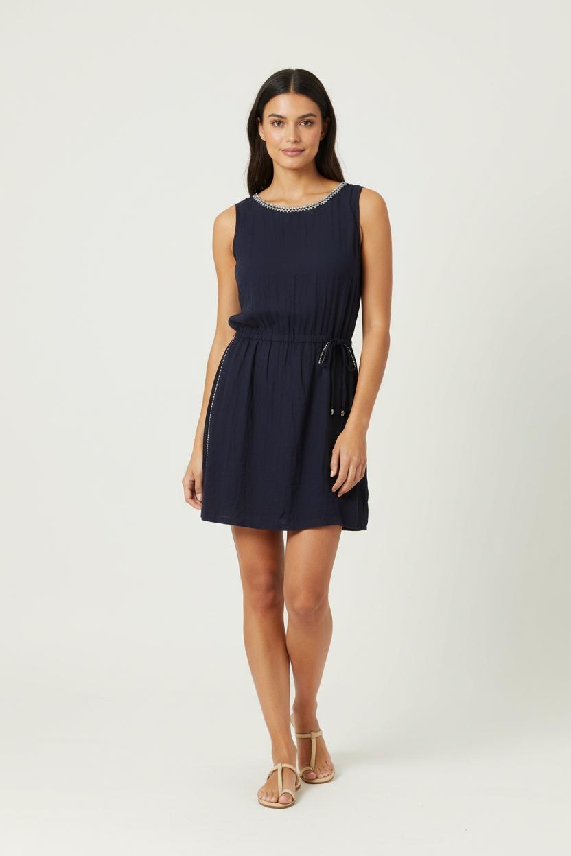 Robe Courte Bleue - Taille M/38 de la marque Garance Paris | PARAD92163 - Vendu par Paradigme - Image 1