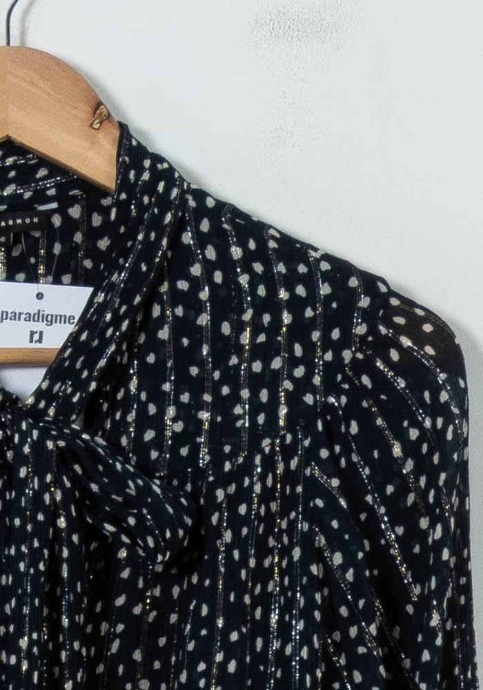 Blouse Bleue et Blanche - Taille S/36 de la marque Tara Jarmon | PARAD92166 - Vendu par Paradigme - Image 3