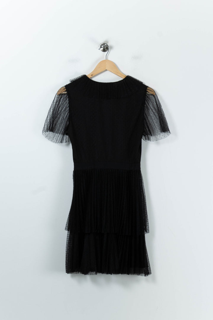 Robe Courte Noire - Taille M/38 de la marque Tara Jarmon | PARAD92167 - Vendu par Paradigme - Image 4