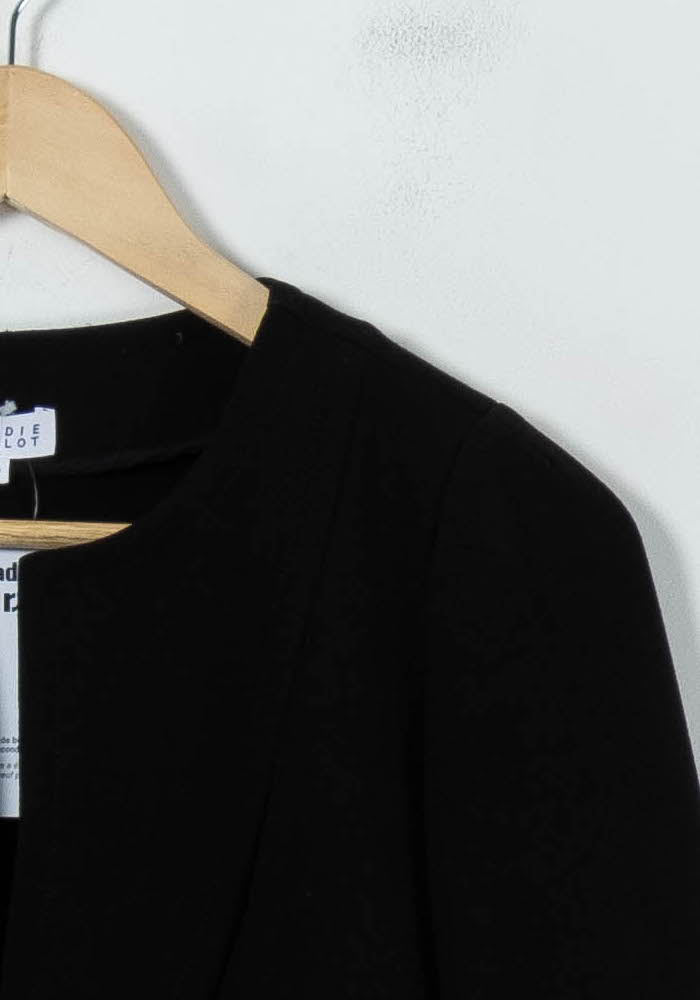 Robe Noire - Taille S/36 de la marque Claudie Pierlot | PARAD92168 - Vendu par Paradigme - Image 3