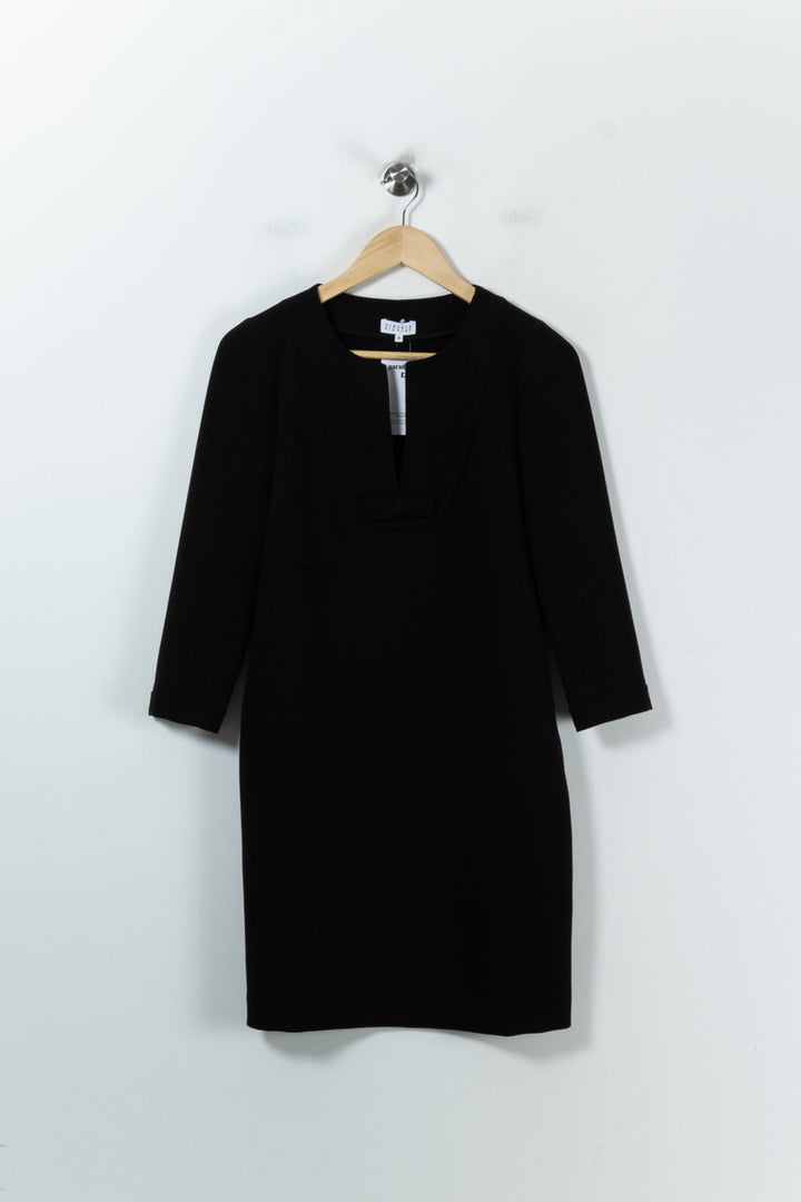 Robe Noire - Taille S/36 de la marque Claudie Pierlot | PARAD92168 - Vendu par Paradigme - Image 2
