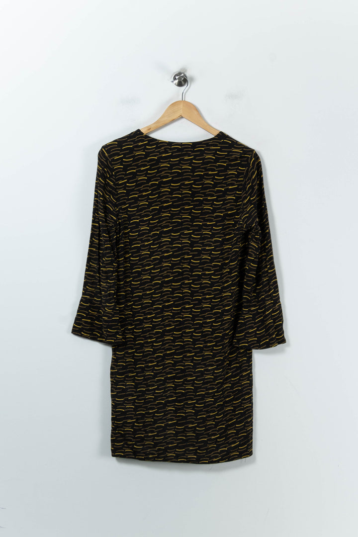 Robe Noire et Jaune - Taille L/40 de la marque La Fée Maraboutée | PARAD92172 - Vendu par Paradigme - Image 4