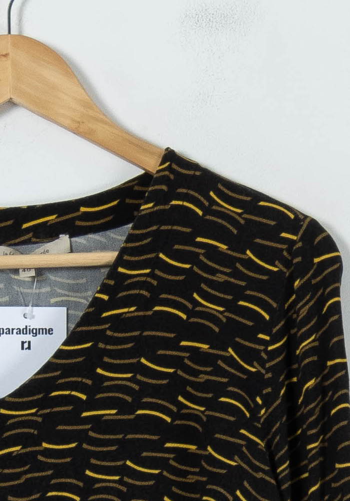 Robe Noire et Jaune - Taille L/40 de la marque La Fée Maraboutée | PARAD92172 - Vendu par Paradigme - Image 3
