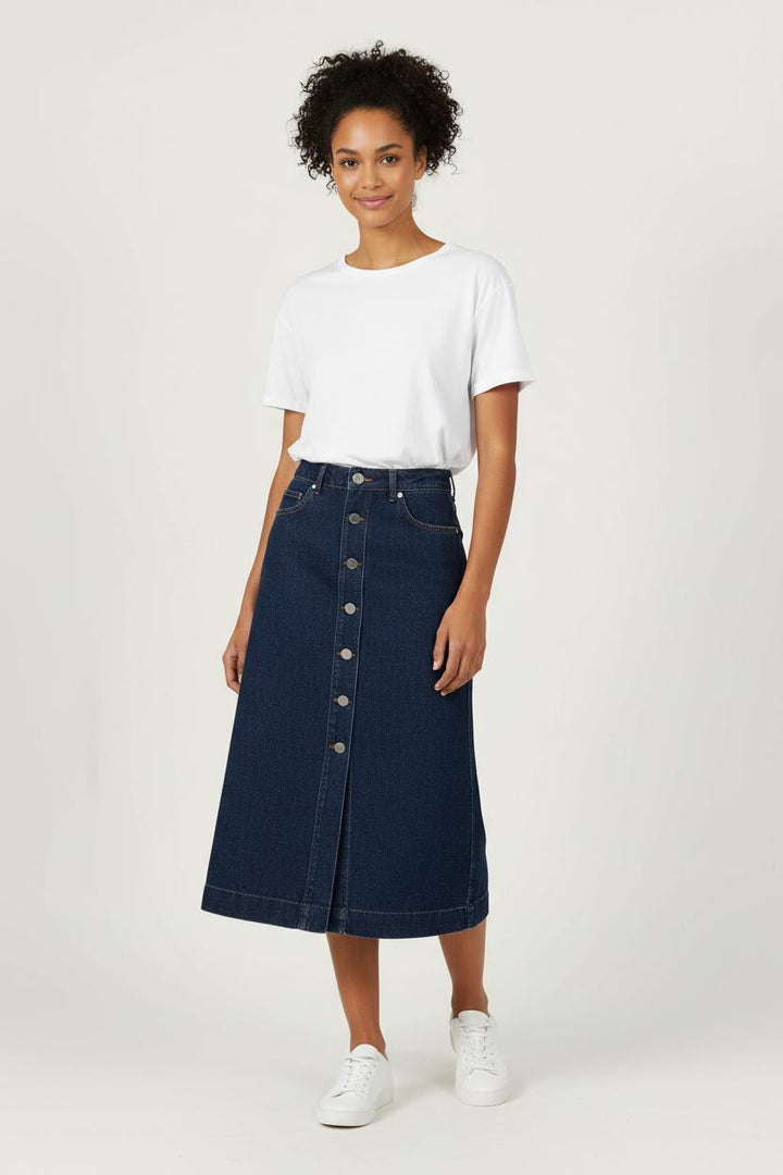 Jupe Longue Bleue - Taille S/36 de la marque Comptoir des Cotonniers | PARAD92180 - Vendu par Paradigme - Image 1