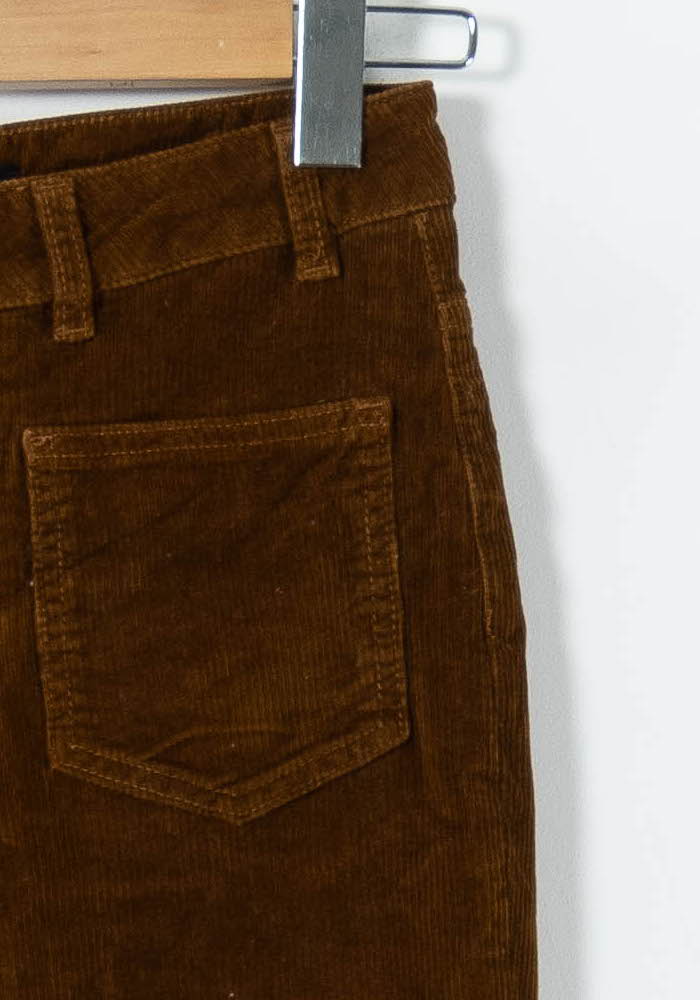 Pantalon en Velours Marron - Taille S/36 de la marque Maje | PARAD92181 - Vendu par Paradigme - Image 3