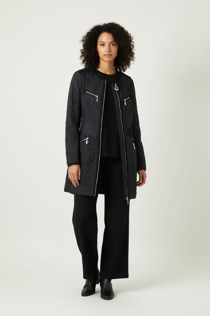 Manteau Matelassé Noir - Taille S/36 de la marque Moncler | PARAD92184 - Vendu par Paradigme - Image 1