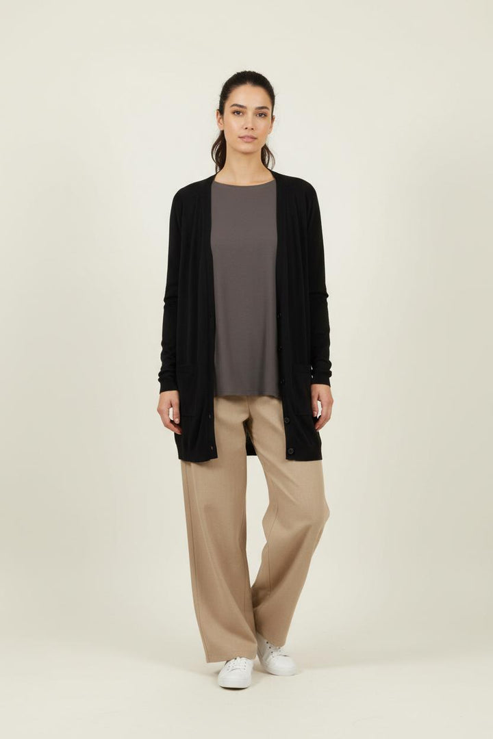 Cardigan Noir - Taille L/40 de la marque ba&sh | PARAD92192 - Vendu par Paradigme - Image 1