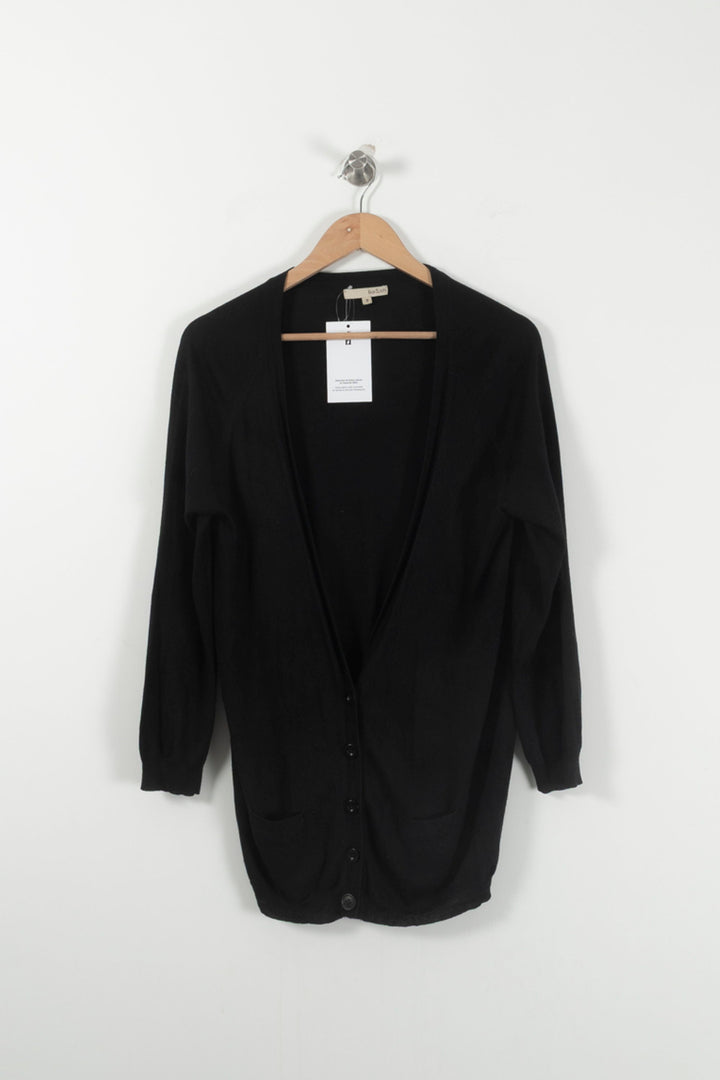 Cardigan Noir - Taille L/40 de la marque ba&sh | PARAD92192 - Vendu par Paradigme - Image 2