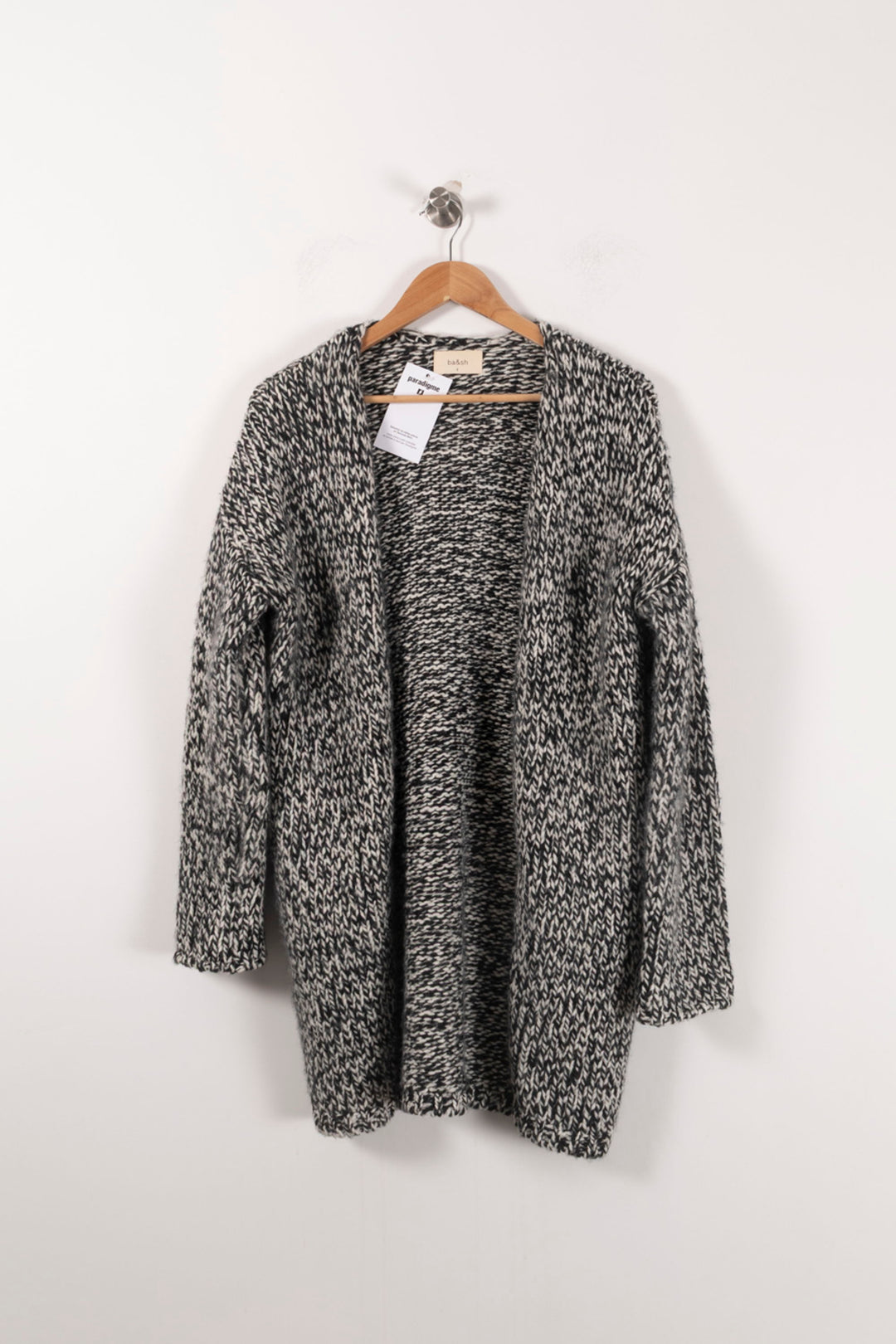 Cardigan Noir et Blanc - Taille S/36 de la marque ba&sh | PARAD92193 - Vendu par Paradigme - Image 2