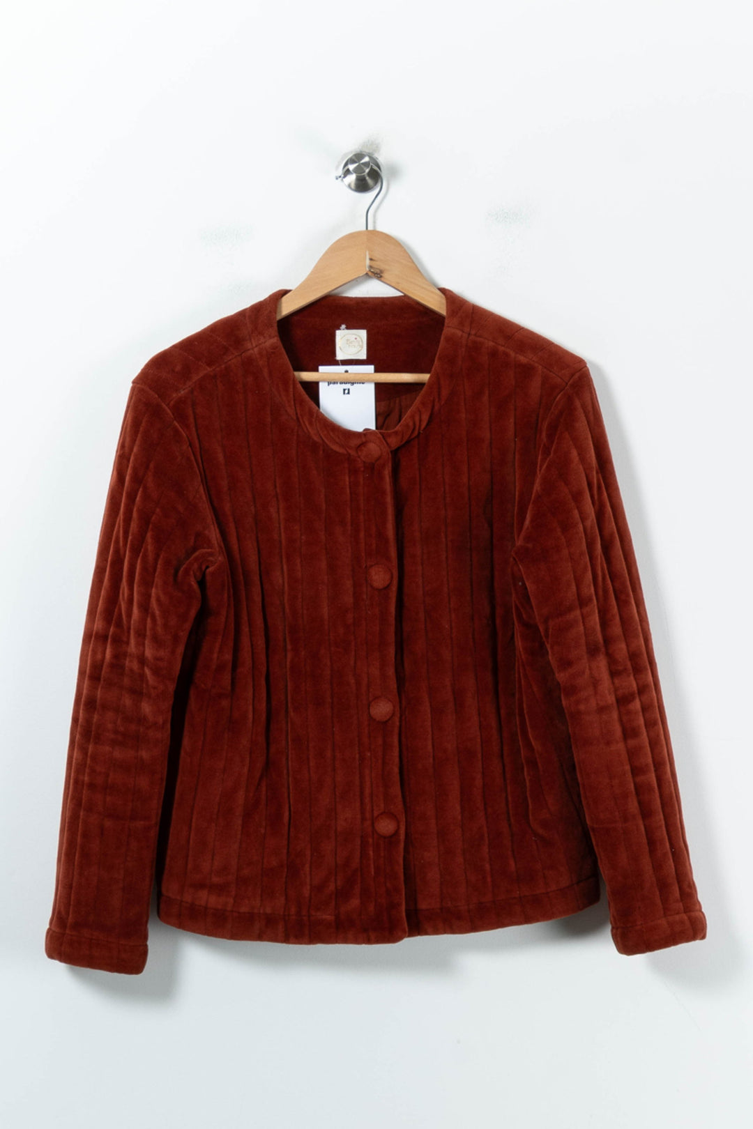 Veste Matelassée Rouge - Taille M/38 de la marque Des petits hauts | PARAD92196 - Vendu par Paradigme - Image 2