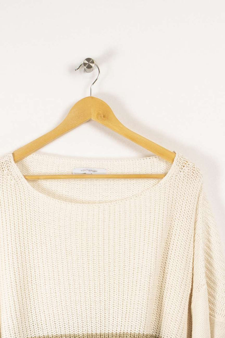 Pull blanc - Taille M/38