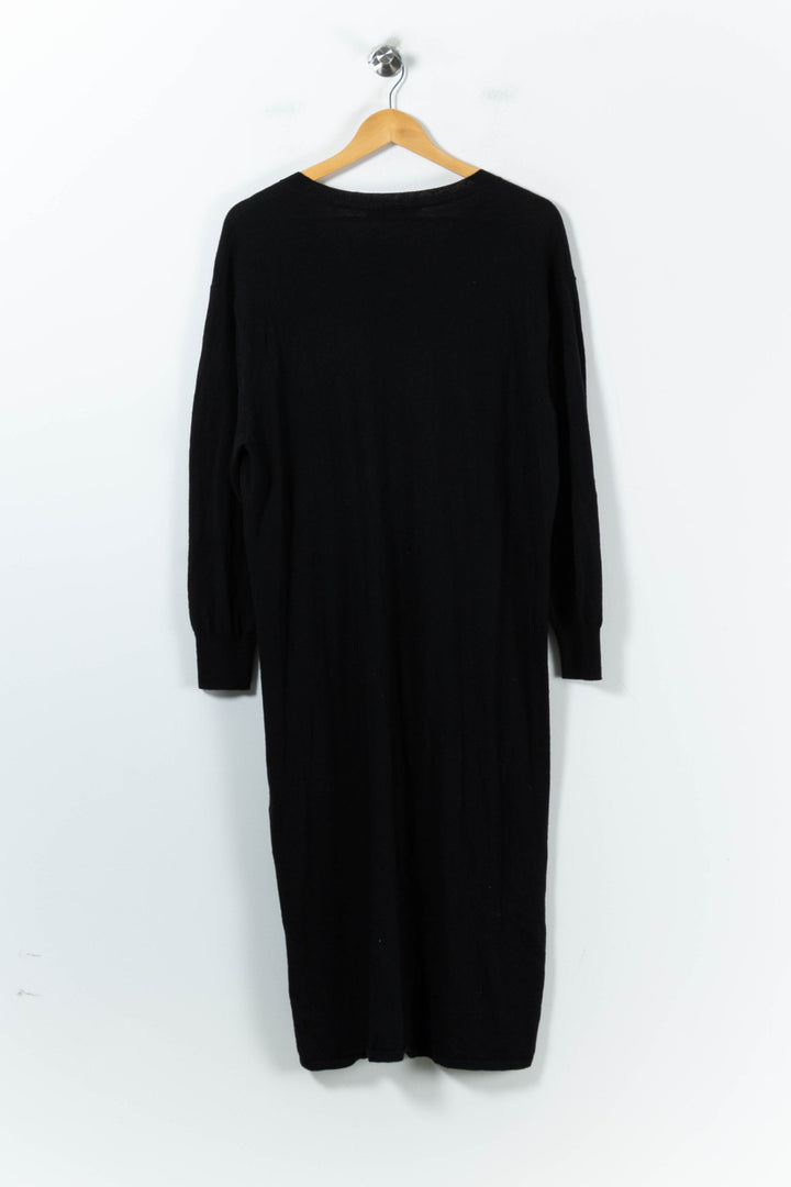Robe Longue Noire - Taille L/40 de la marque Vanessa Bruno | PARAD92202 - Vendu par Paradigme - Image 4