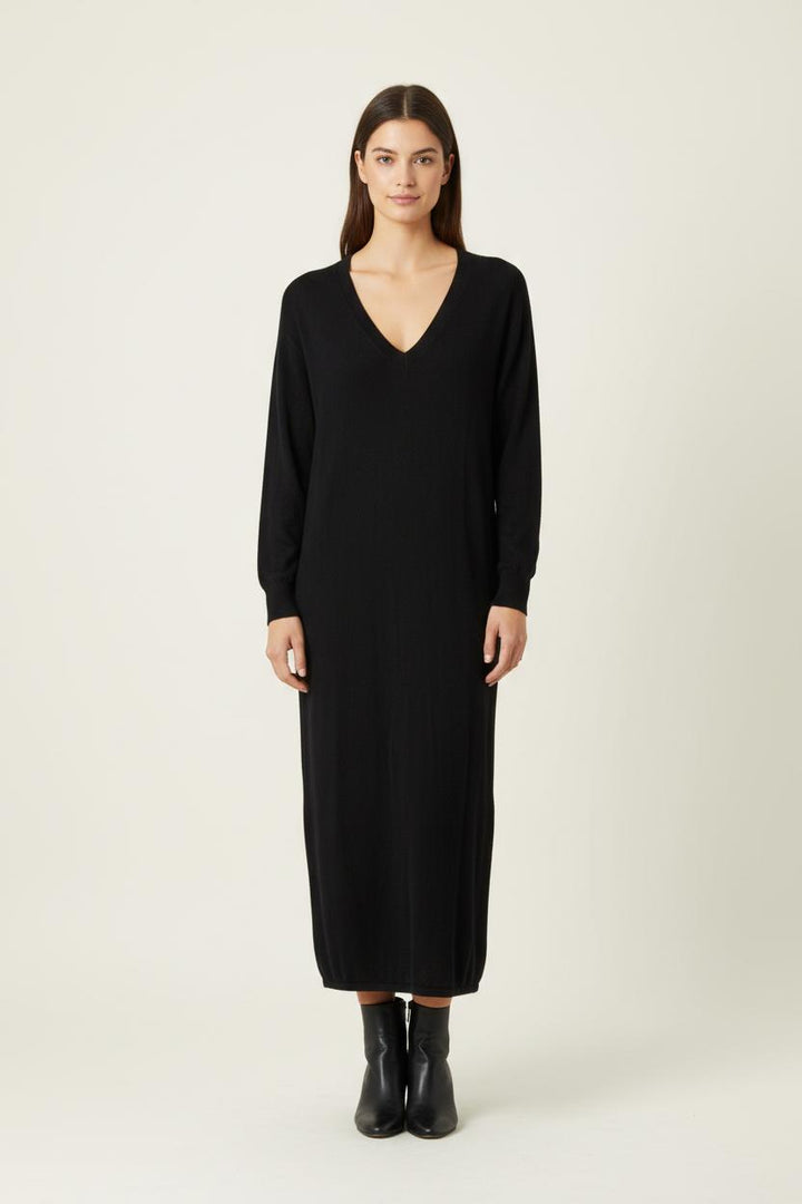 Robe Longue Noire - Taille L/40 de la marque Vanessa Bruno | PARAD92202 - Vendu par Paradigme - Image 1