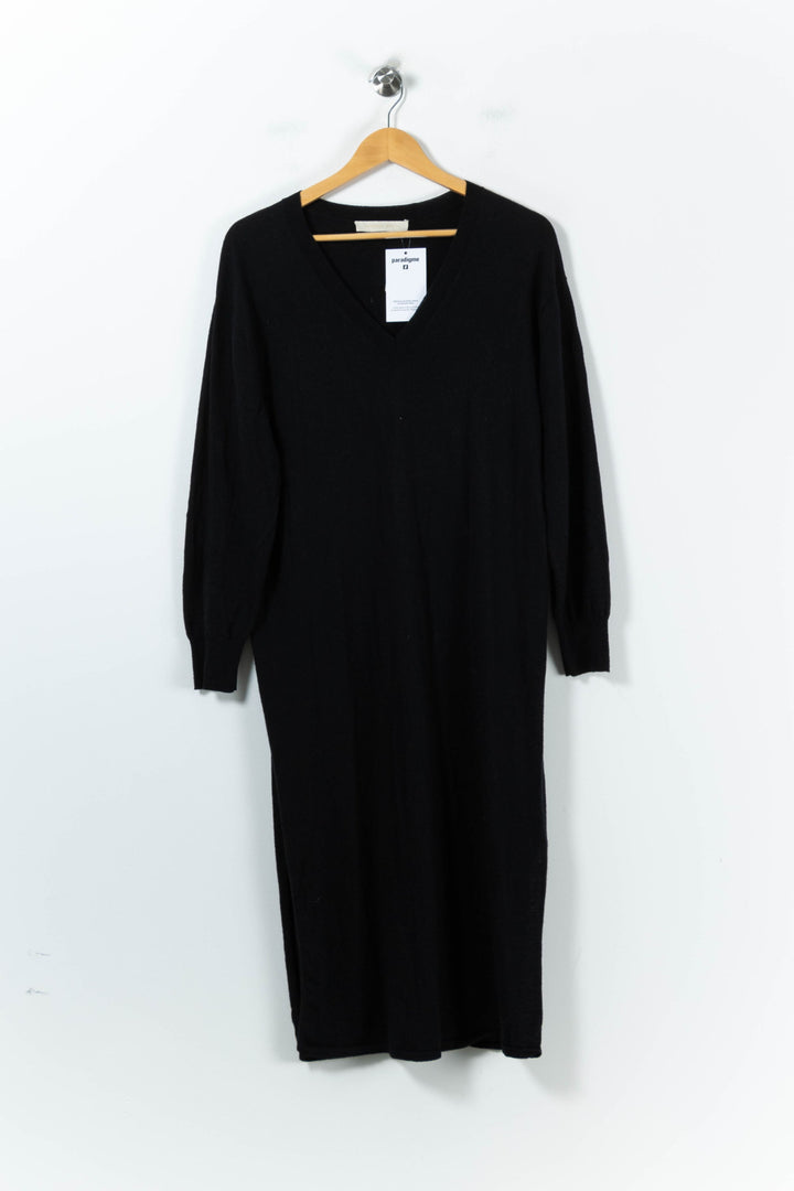 Robe Longue Noire - Taille L/40 de la marque Vanessa Bruno | PARAD92202 - Vendu par Paradigme - Image 2