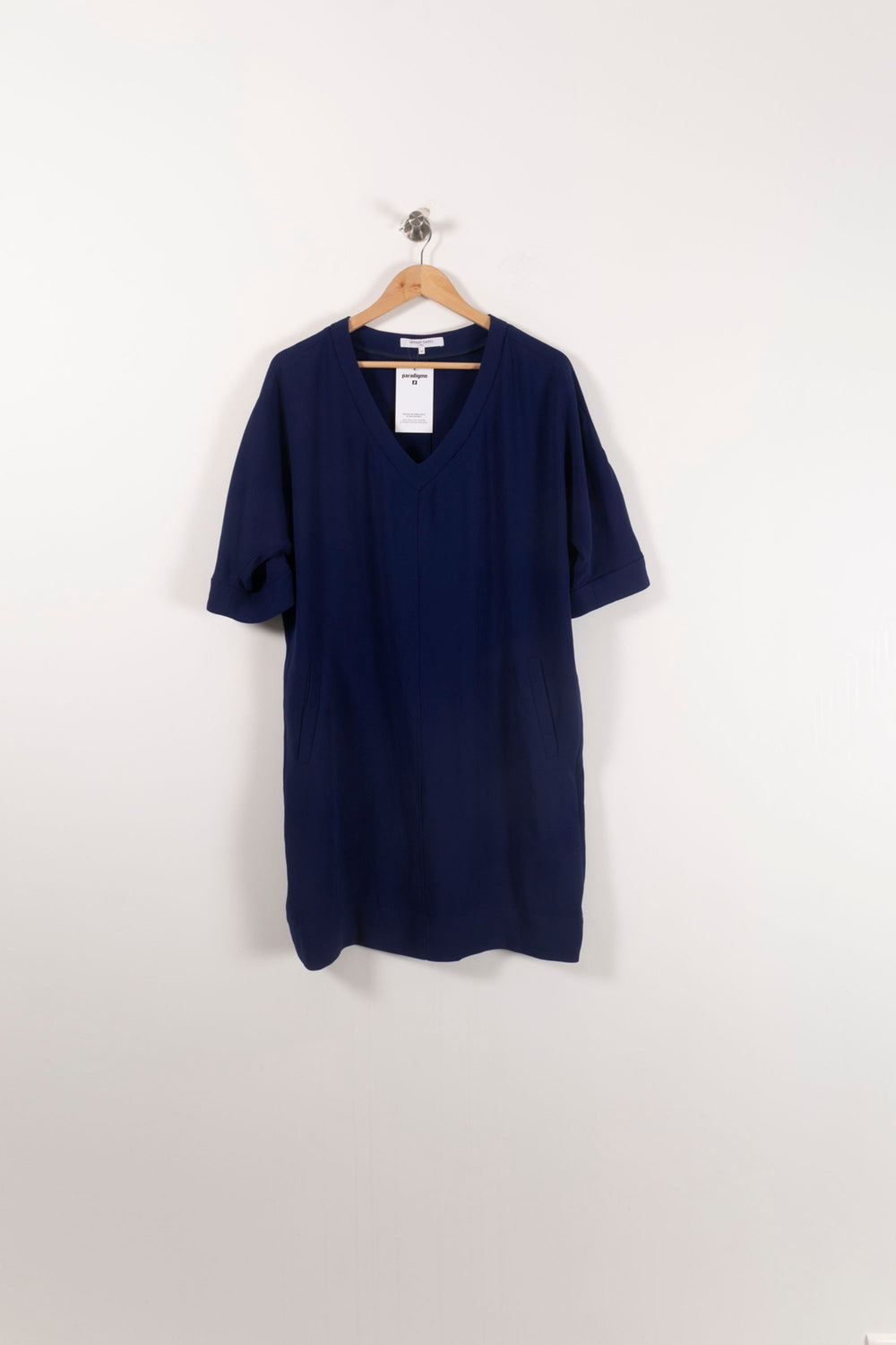 Robe Droite Bleue - Taille L/40 de la marque Gerard Darel | PARAD92205 - Vendu par Paradigme - Image 2