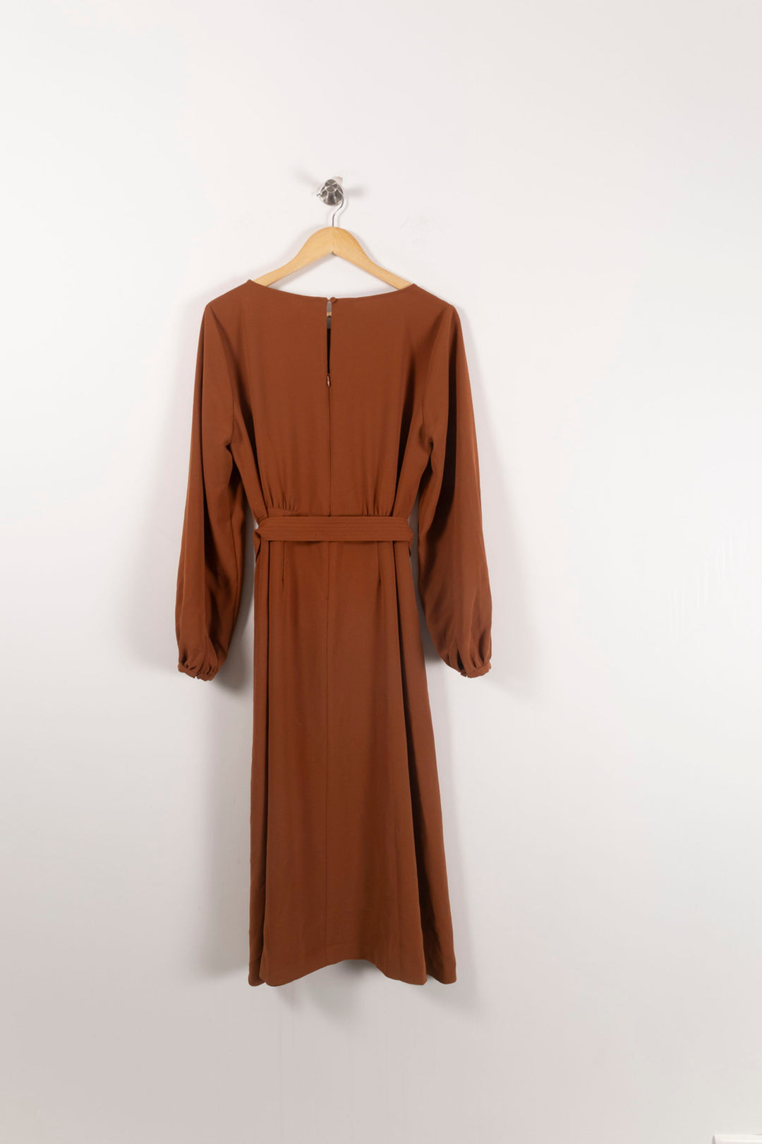 Robe Longue Marron - Taille XL/42 de la marque Tara Jarmon | PARAD92210 - Vendu par Paradigme - Image 4