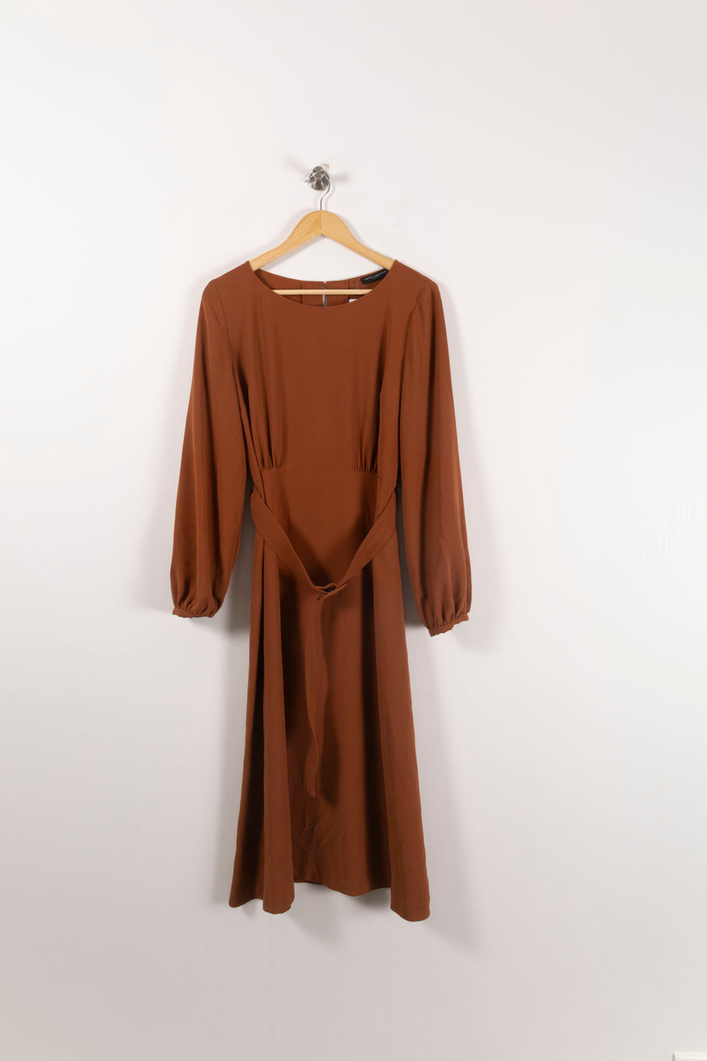 Robe Longue Marron - Taille XL/42 de la marque Tara Jarmon | PARAD92210 - Vendu par Paradigme - Image 2
