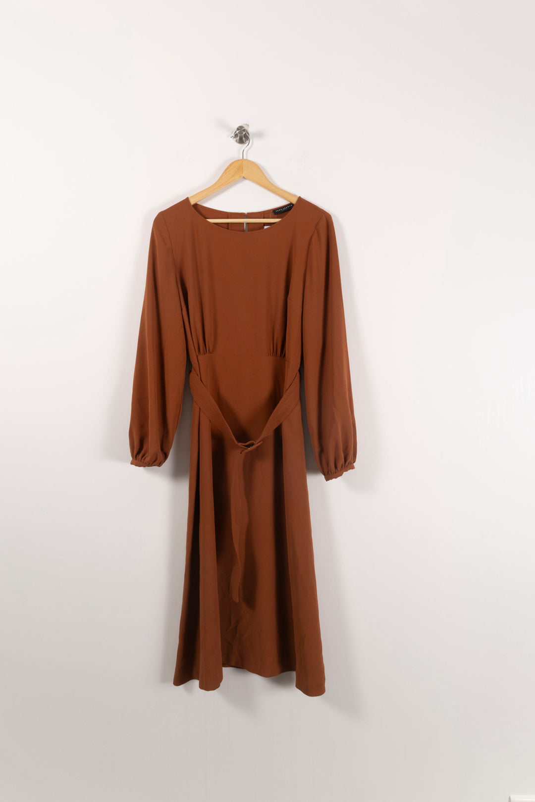 Robe Longue Marron - Taille XL/42 de la marque Tara Jarmon | PARAD92210 - Vendu par Paradigme - Image 2