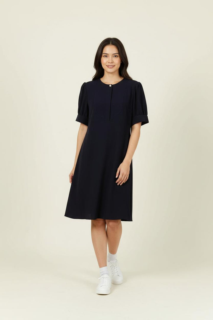 Robe Courte Bleue - Taille XXL/44 de la marque Tara Jarmon | PARAD92218 - Vendu par Paradigme - Image 1