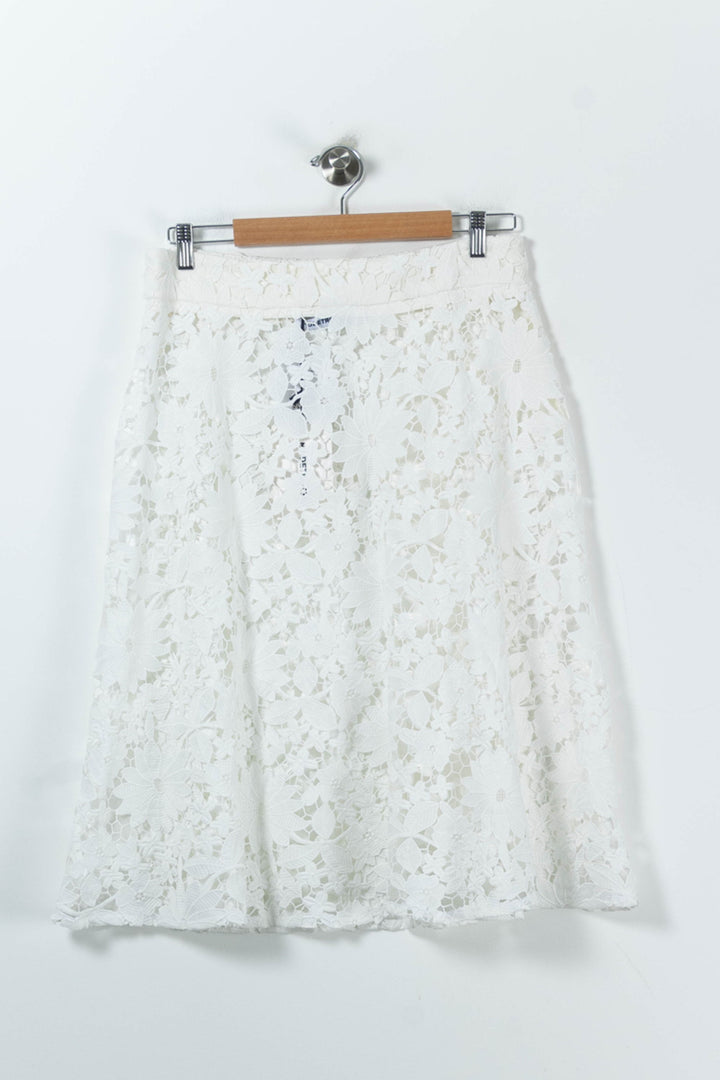 Jupe Midi Blanche - Taille XXL/44 de la marque Modetrotter | PARAD92219 - Vendu par Paradigme - Image 2