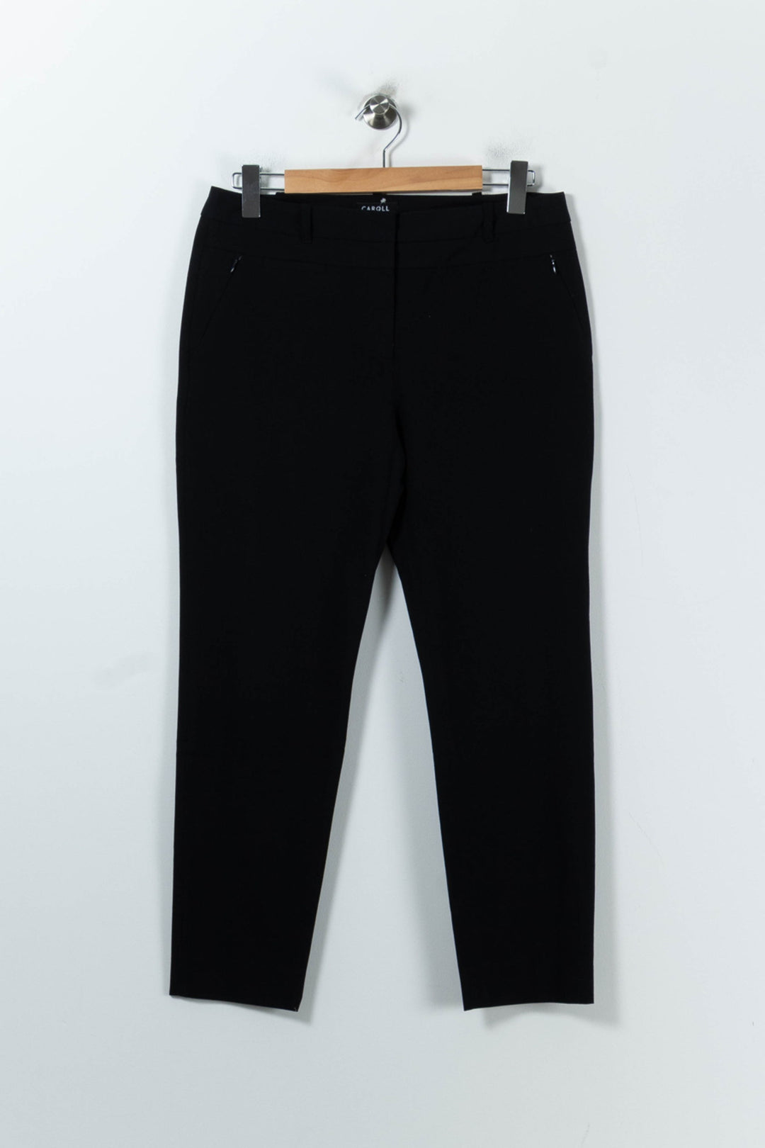 Pantalon Noir - Taille L/40 de la marque Caroll | PARAD92223 - Vendu par Paradigme - Image 2