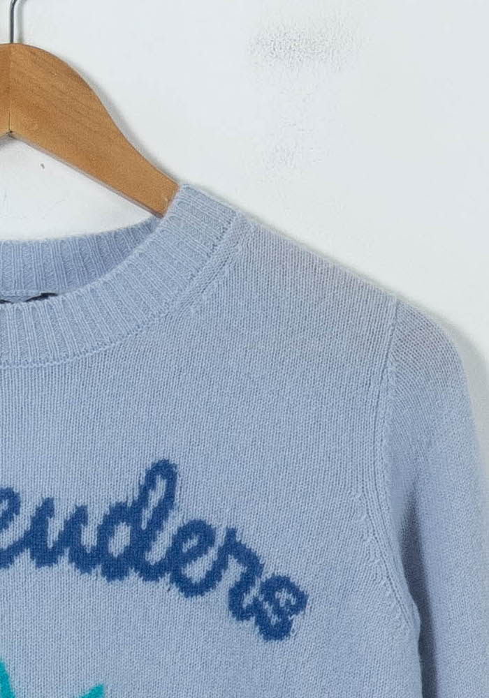 Pull Bleu - Taille S/36 de la marque Weekend Max Mara | PARAD92232 - Vendu par Paradigme - Image 3