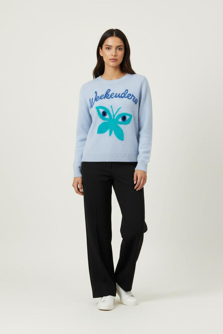 Pull Bleu - Taille S/36 de la marque Weekend Max Mara | PARAD92232 - Vendu par Paradigme - Image 1