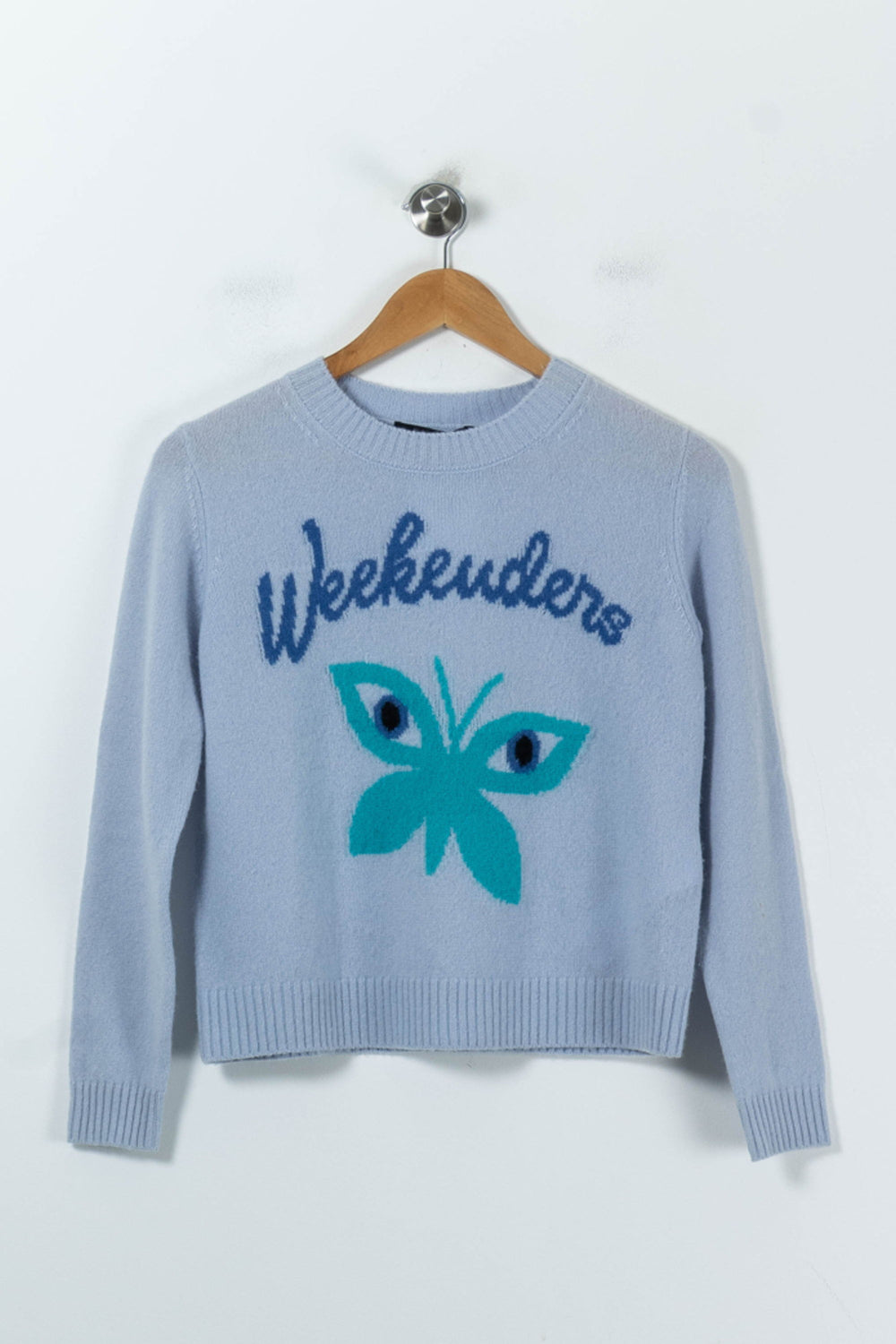 Pull Bleu - Taille S/36 de la marque Weekend Max Mara | PARAD92232 - Vendu par Paradigme - Image 2