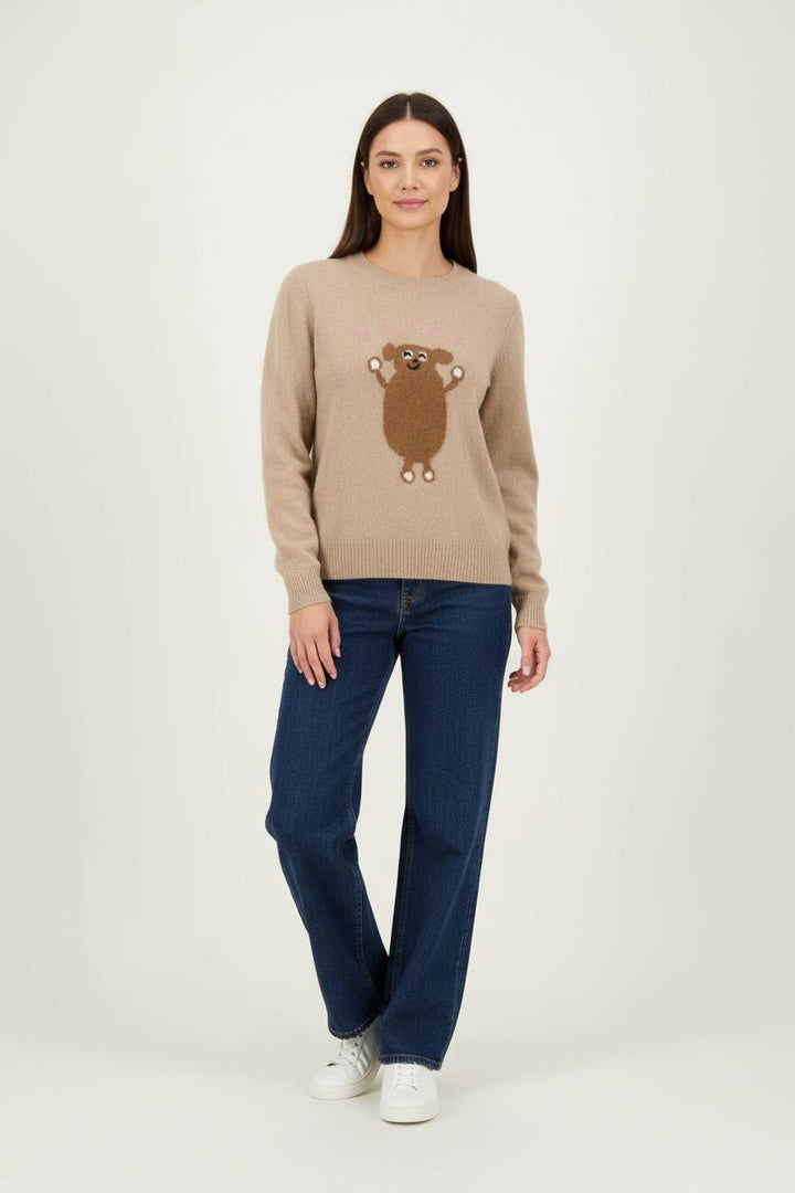 Pull Beige - Taille S/36 de la marque Weekend Max Mara | PARAD92233 - Vendu par Paradigme - Image 1