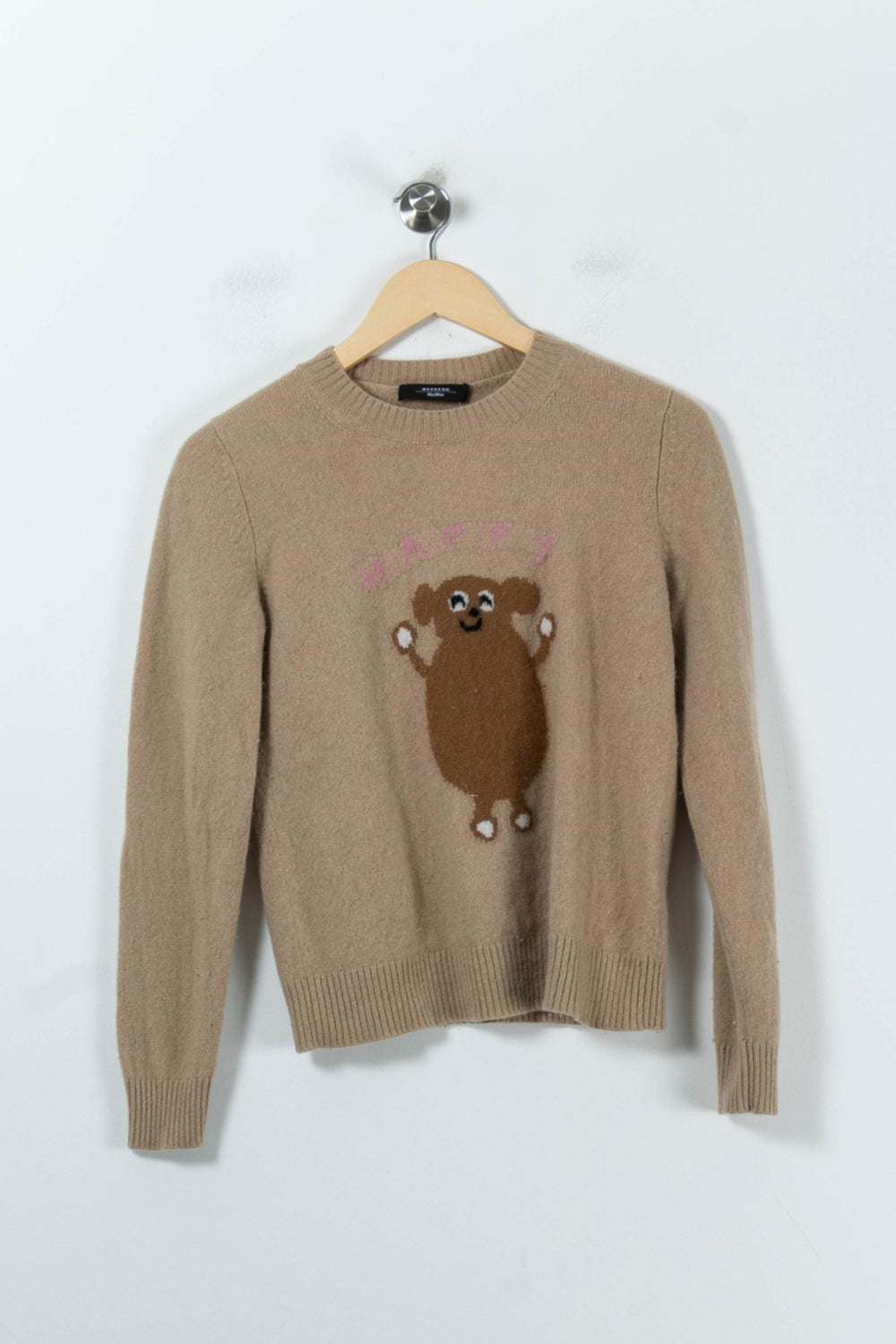 Pull Beige - Taille S/36 de la marque Weekend Max Mara | PARAD92233 - Vendu par Paradigme - Image 2