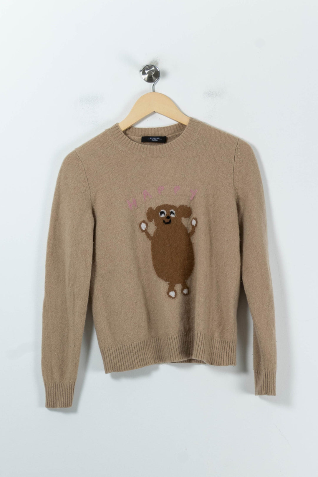Pull Beige - Taille S/36 de la marque Weekend Max Mara | PARAD92233 - Vendu par Paradigme - Image 2