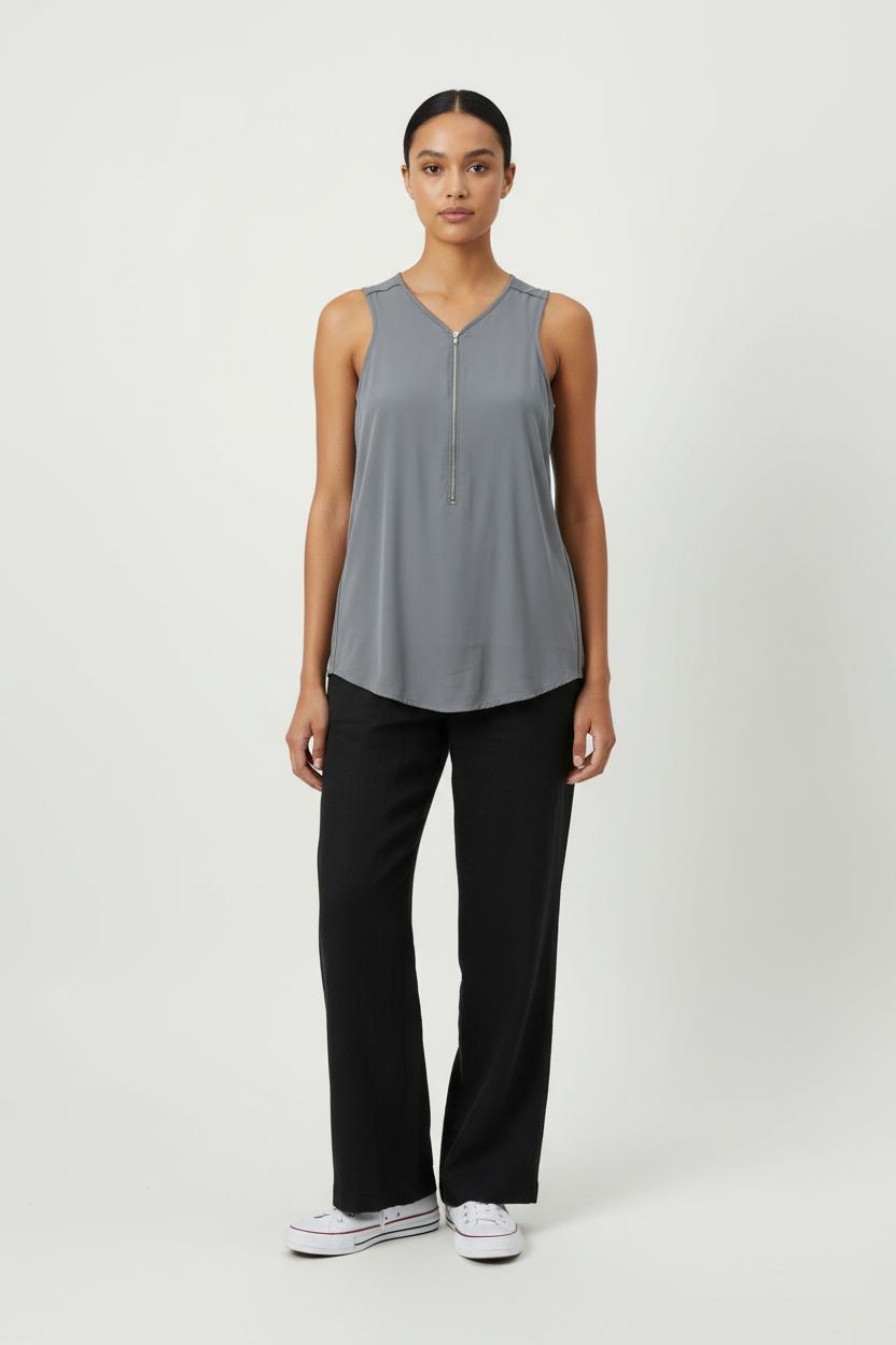 Débardeur Gris - Taille XS/34 de la marque The Kooples - Sport | PARAD92237 - Vendu par Paradigme - Image 1