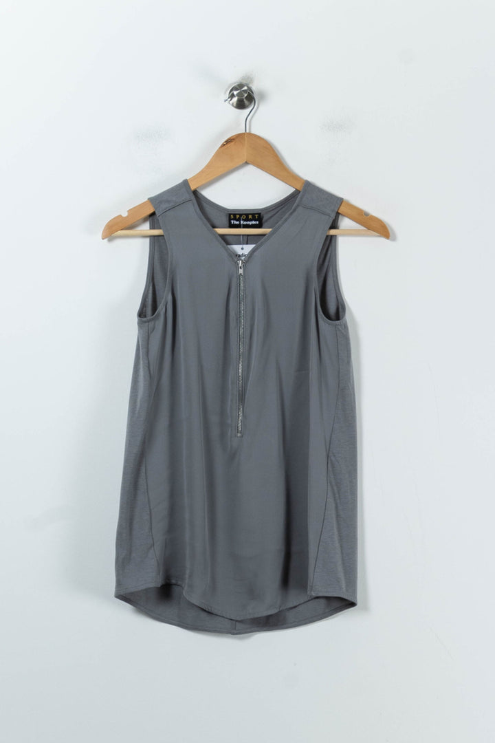 Débardeur Gris - Taille XS/34 de la marque The Kooples - Sport | PARAD92237 - Vendu par Paradigme - Image 2