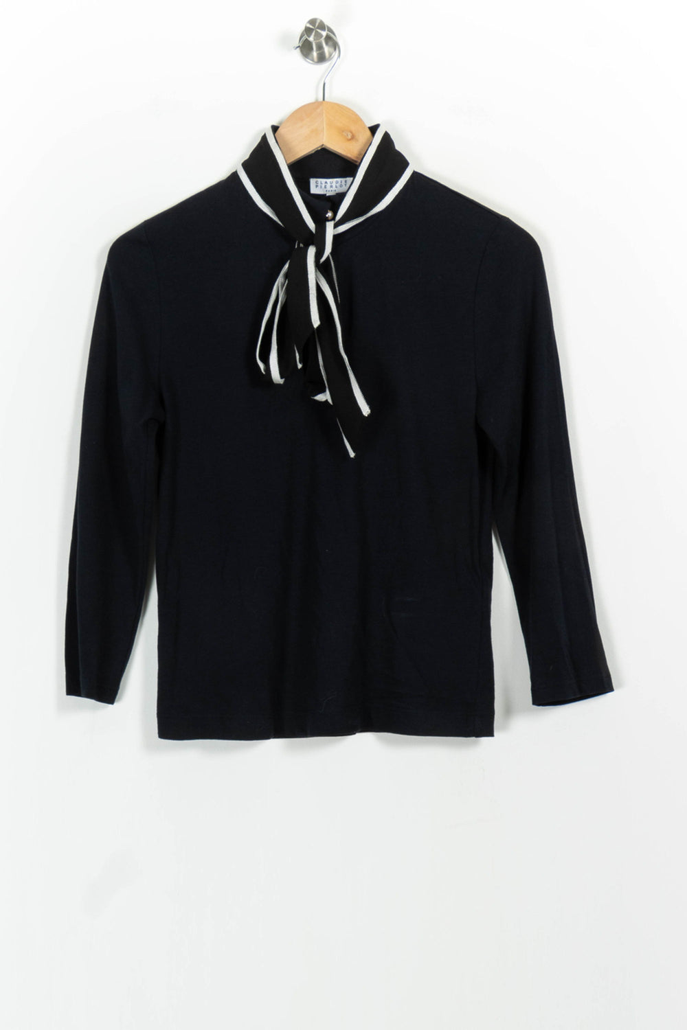 Blouse Bleu et Blanc - Taille S/36 de la marque Claudie Pierlot | PARAD92243 - Vendu par Paradigme - Image 2