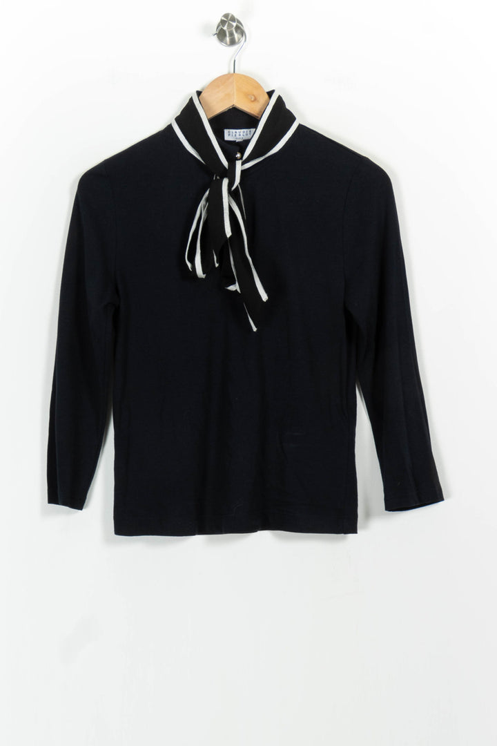 Blouse Bleu et Blanc - Taille S/36 de la marque Claudie Pierlot | PARAD92243 - Vendu par Paradigme - Image 2